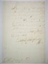 (PERU.) Group of 7 Documents Signed by Viceroys of Peru.